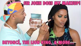 SIR JOHN DOES MY MAKEUP: TALKS BEYONCE & THE LION KING | MAKEUPSHAYLA