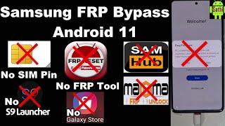 All Samsung FRP Bypass 2022 Android 11/Samsung All Google Lock Bypass NO SIM/NO SIM PIN/WITHOUT PC