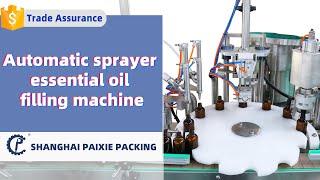 Automatic sprayer essential oil filling capping machine line