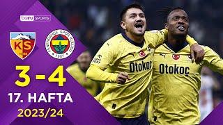 Mondihome Kayserispor (3-4) Fenerbahçe | 17. Hafta - Trendyol Süper Lig 2023/2024