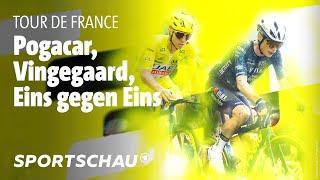 Tour de France, 11. Etappe Highlights: Spannung pur im Zentralmassiv | Sportschau