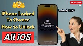 All iOS- iPhone Locked To Owner How to Unlock Without Pervious Owner | New DNS 100% Working Method 
