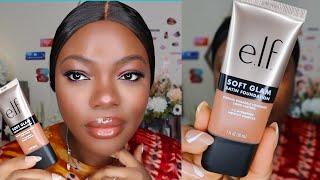 *NEW* £8 e.l.f. Cosmetics Soft Glam Satin Foundation / Review | Brown Skin