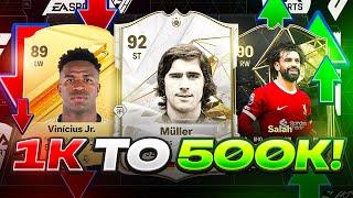 1K Coins To 500K Quickly! How To Make 500k In FC24 Ultimate Team