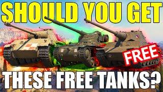 Which Ones To Get? - Featuring 3 FREE Tier 6 Medium Tanks! | World of Tanks