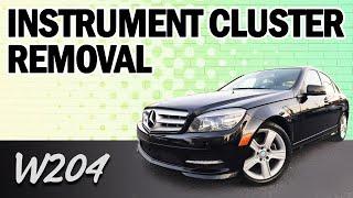 Mercedes-Benz W204 C-Class Instrument Cluster Removal