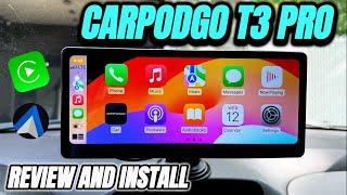 CarpodGo T3 Pro 60FPS Carplay : Review And Installation