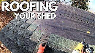 How To Shingle A Shed Roof