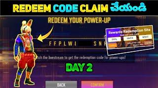 Claim FFPl Redeem Code In Telugu | Today FFPl Redeem Code in Telugu | FFPl Redeem Code in Telugu