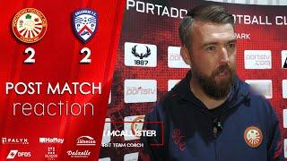 John McAllister Post Match Interview | Coleraine | 17/09/24