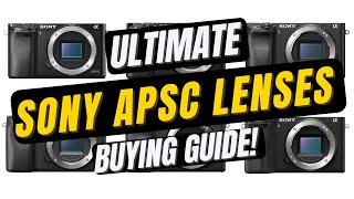 Sony APSC Lenses Buying Guide (a6000, a6100, a6300, a6400, a6500, a6600, and ZEV-10)