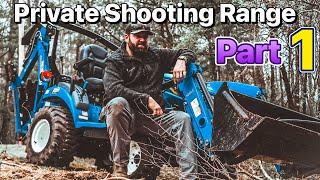 Building Private Shooting Range with New Holland work master 25S | Part 1