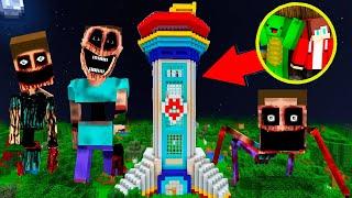 Scary Mimics vs Security House in Minecraft Challenge Maizen JJ and Mikey