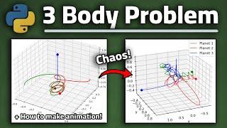 Solving the 3-Body Problem in Python!