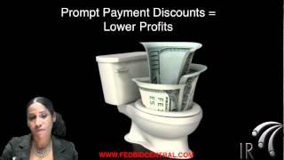 Prompt Payment Discounts for Federal Contractors