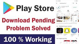 Play Store Pending Problem Solved | Fixed Play Store Download Pending Problem