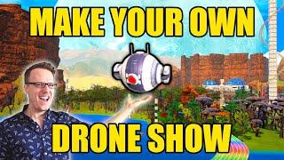 How I added drone shows to Planet Crafter