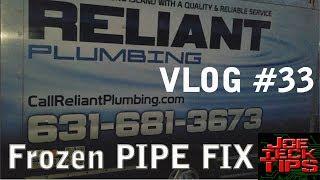 VLOG #33 Busted pipe at Joeteck's Home! | Reliant Plumbing | JoeteckTips