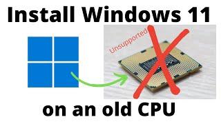 Install Windows 11 On An UNSUPPORTED Computer!!