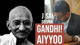 J Sai Deepak | Gandhi not my source of Inspiration