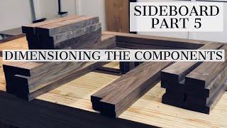 Building a Sideboard Part 5: Dimensioning the Components | Hand Tool Woodworking