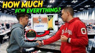 Cashing People Out At The Fort Wayne Card Show 