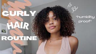 Curly Hair Routine (3b/3c) for Volume + low Frizz! | Summer and Humidity-proof!