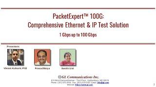 Wire-speed Ethernet and IP testing up to 100 Gbps - PacketExpert™ 100G