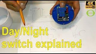 How does a day night switch work- technical explanation.