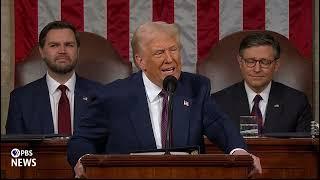 WATCH: Trump claims DOGE has cut 'appalling waste' | 2025 Trump address to Congress