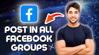 How to SHARE Post in ALL Facebook Groups At Once on Mobile 2024