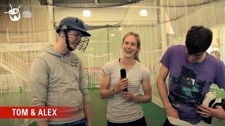 Tom & Alex get bowled over by Ellyse Perry and Stuart Clark!