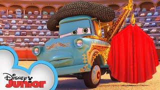 El Materdor | Pixar's Cars Toon - Mater’s Tall Tales | @disneyjr