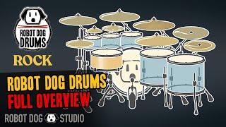 Robot Dog Drums - Rock Plugin Full Interface Overview