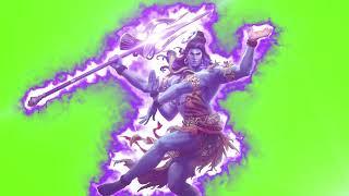 #lordshiva  ROYALTY FREE GREEN SCREEN LORD SHIVA ANIMATION with effects  #greenscreen #animation