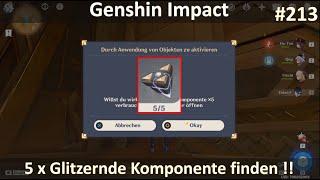 Genshin Impact #213: Alle 5 glitzernde Komponente : Freischalten des Obelisken (luxuriöse Truhe)