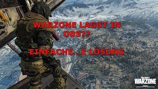 COD WARZONE LAGGT In OBS YouTube & Twitch Live Stream Einstellungen | Deutsch Tutorial