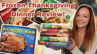 Reviewing 5 Frozen Thanksgiving Dinners!