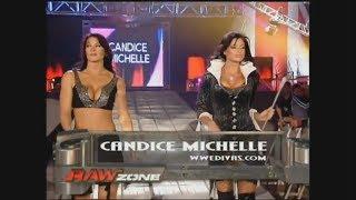 11-02-05 | Candice Michelle with Victoria vs Mickie James with Trish Stratus | WWE Raw England