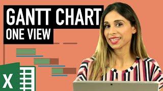 Project Plan in Excel with Gantt Chart (Plan, Actual & Progress in ONE VIEW)