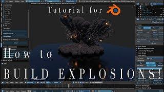 How to "Build" Explosions in Blender 3d: Utilizing the KHAOS add-on