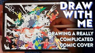 Drawing a Really Complicated Cover (Part 3)  Draw With Me