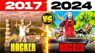 2017 VS 2024 FF HACKERS  | GARENA FREE FIRE