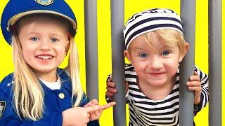 Policeman Song - Children Song by Katya and Dima