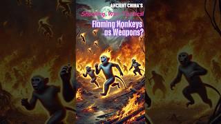 "Flaming Monkeys as Weapons ? Ancient China's Shocking War Tactics!" #history #facts#animal