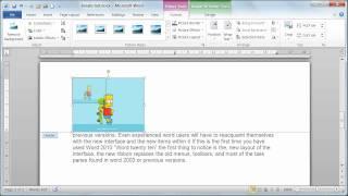 Microsoft Word 2010 Insert Headers and footers  - Tutorial 18