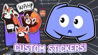 New Discord FEATURE | Server Stickers!