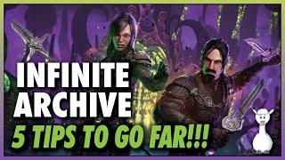  5 Important Tips to GO FAR in the Infinite Archive! | Update 40 Guide | ESO
