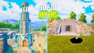 Top 10 Myths and glitch in Water Mod (PUBG MOBILE & BGMI)Tips and Tricks 3.3 Update PUBG Myths #110