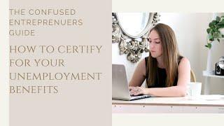 CA PUA How to Certify for Benefits | Step By Step Instructions| Self Employed Unemployment EDD Help